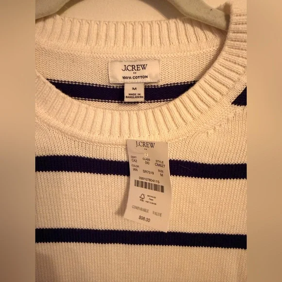 100% Cotton J.Crew Wide-Hem Sweater - Picture 5 of 5